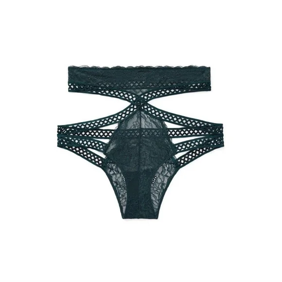 NWT VERANA SEXY PANTY IN DARK GREEN - Picture 3 of 4